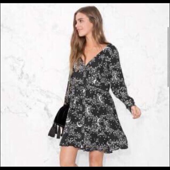 & OTHER STORIES STARS & MOON 🌙 BUTTON DOWN DRESS - Picture 6 of 8
